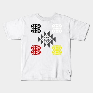 4 Colors Tribal Kids T-Shirt